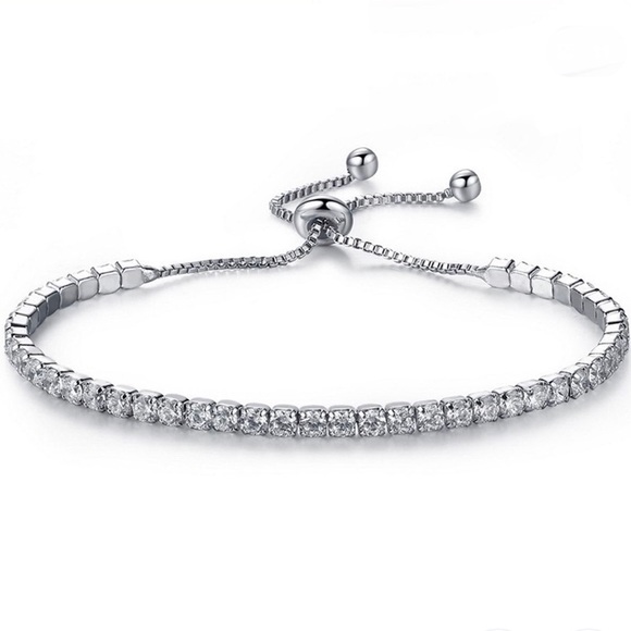 Paradise Boutique Jewelry - LAST ONE‼️ 925 Sterling Silver CZ Diamond Bracelet